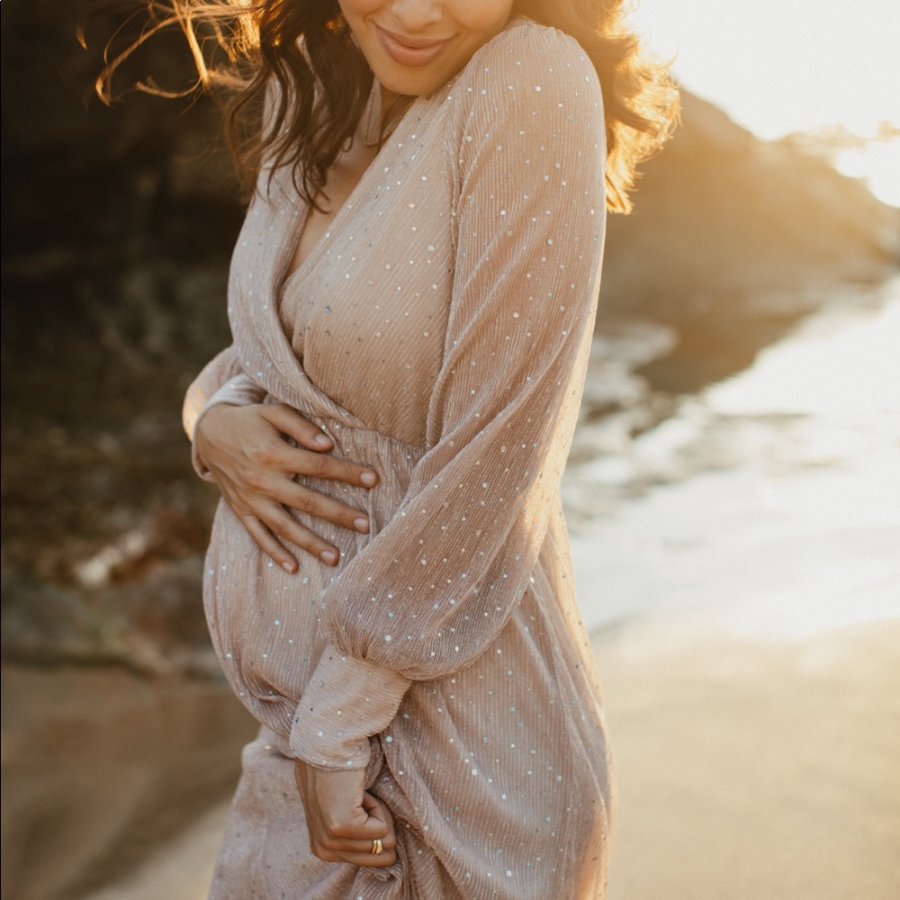 Baltic Born Abigail champagne sparkle dress